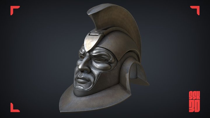 Crucible Mask | Game Ready Model 3D Model