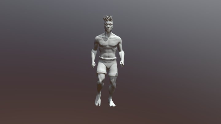 Jogging Stumble 3D Model