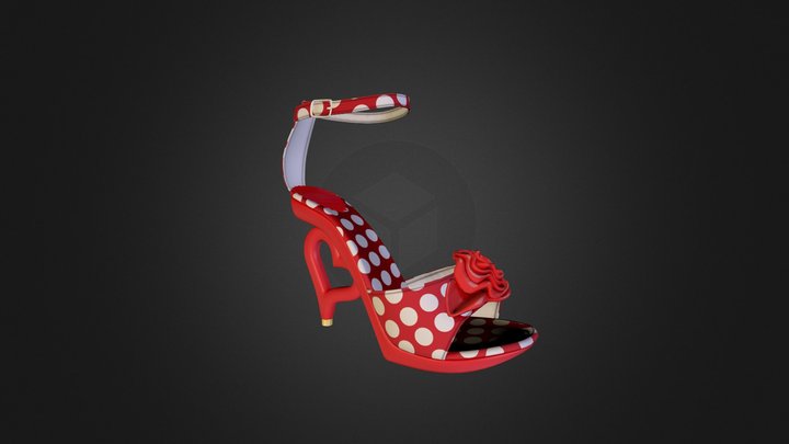 Bridal Shoes 3D Model