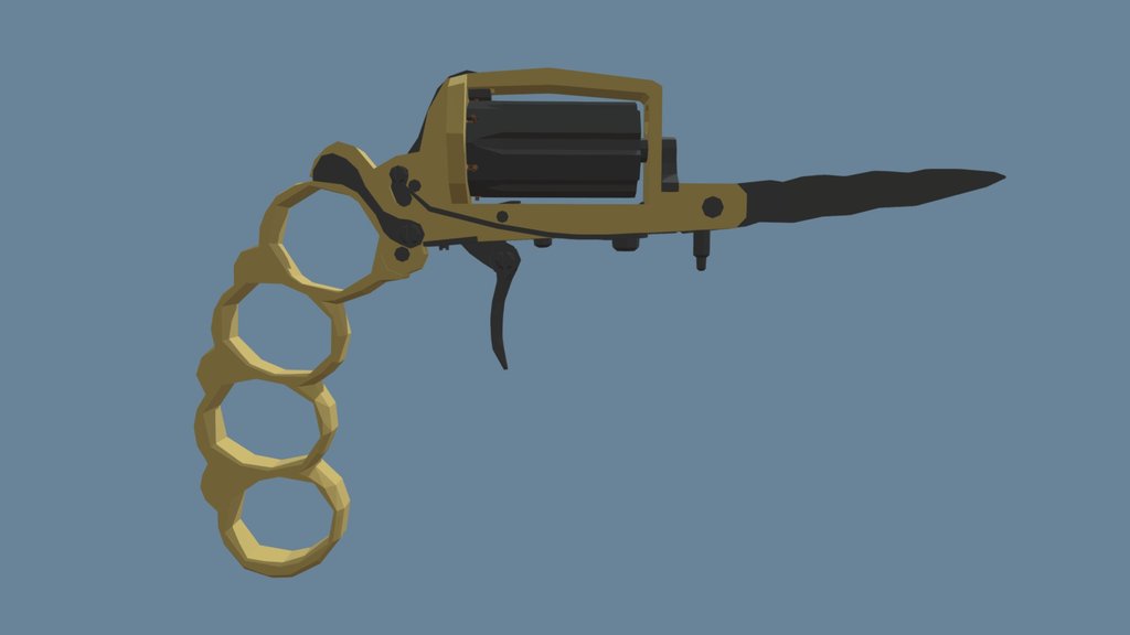 Apache Revolver (Low-Poly)