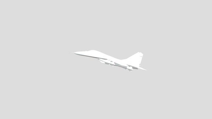 MiG-29 Fighter Of The Ukrainian Air Force – Free 3D Model STL