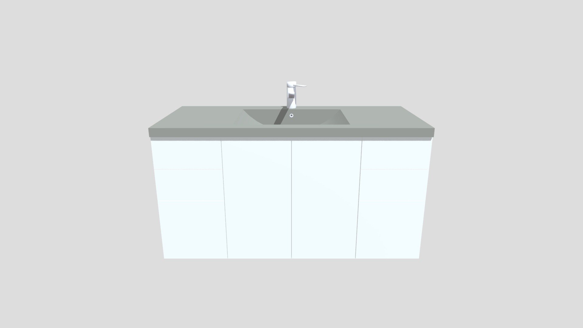 Washbasin with cabinet 311