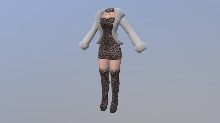 white fur coat andd leopard print!!
