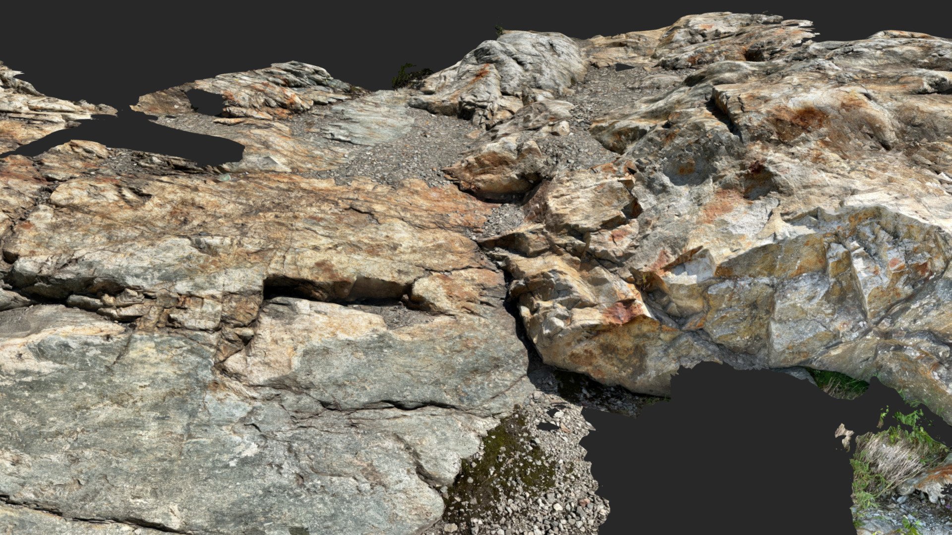 Rock Cliff lidar scan