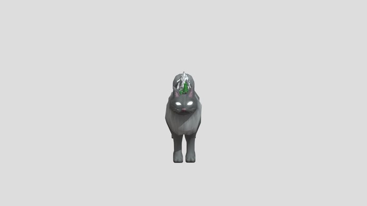 Yule Cat by andrea dovran fossum 3D Model