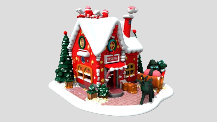 Santa Workshop – Modello 3D gratuito STL