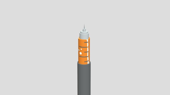 TA Pelatihan Berbasis Pain 3D - Insulin Pen 3D Model