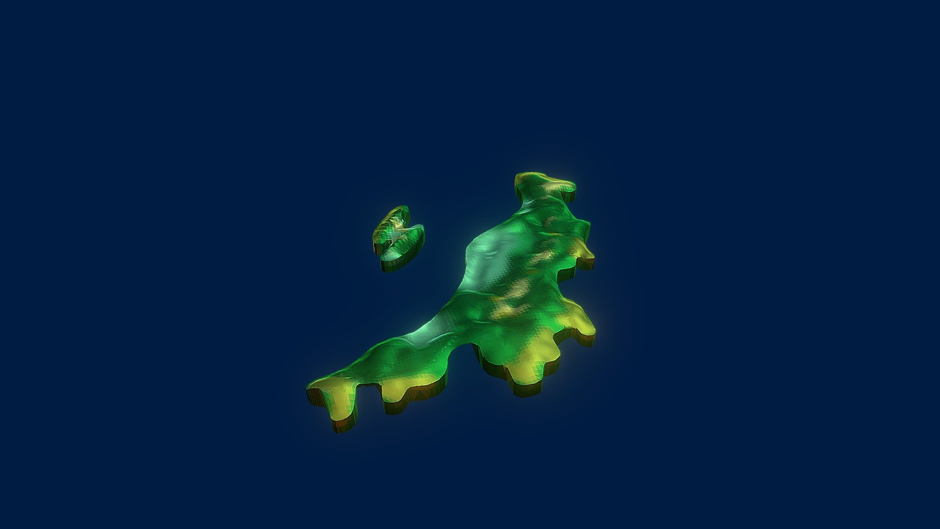 日本国新潟県立体地図(Niigata Prefecture, Japan 3D map） — Sketchfab embed 3D viewer