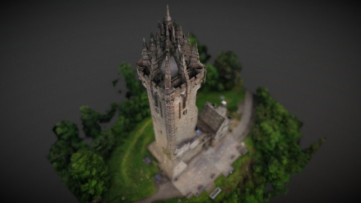 Wallace Monument, Scotland 3D Model