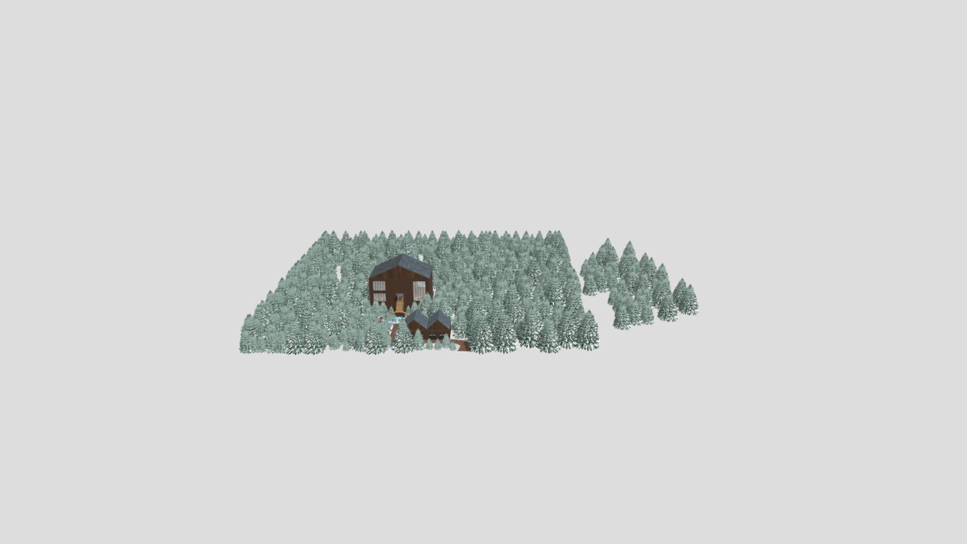 Winter landscape BIG DREAM VACATION HOUSE