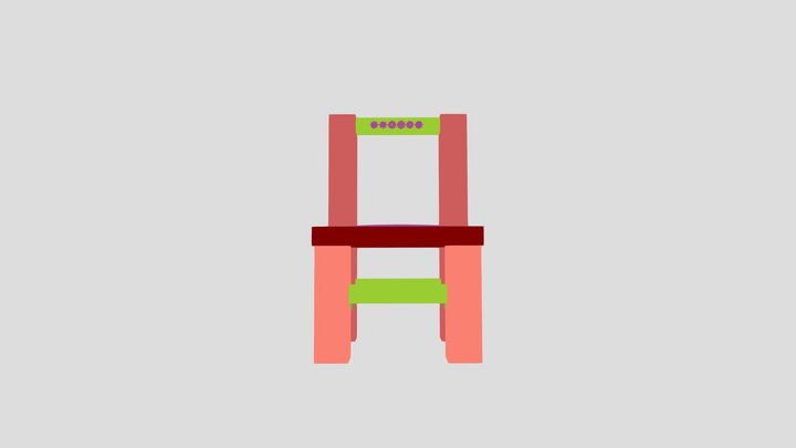 椅子色付け 3D Model