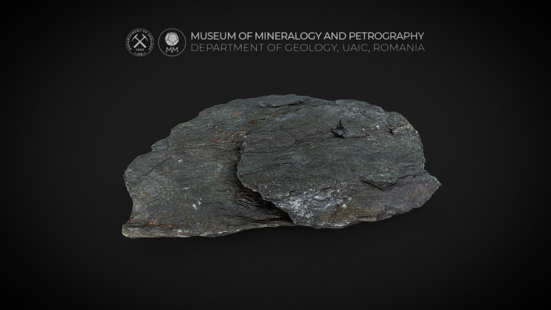 Graphitic Schist (Metamorphic rock) - 3D model by Museum of Mineralogy ...