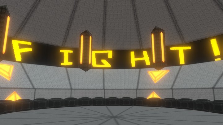 Sci-fi arena 3D Model