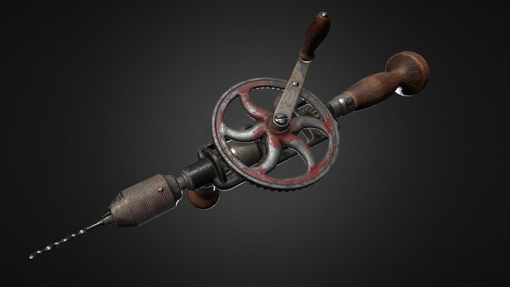 Millers Falls No. 980 Drill 3D Model