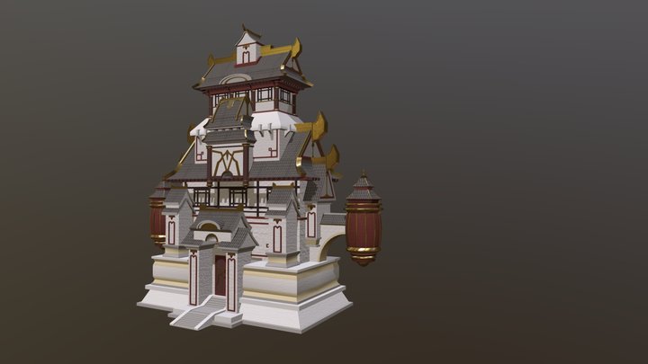 Sketchfab frontiers contest: Pagoda 3D Model