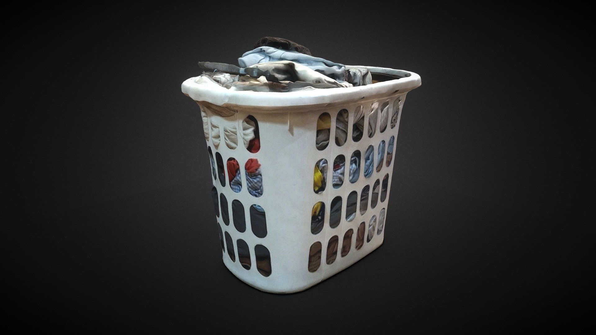 Laundry Basket 1 3D Scan Download Free 3D model by Alben Tan