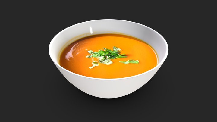 Soup Bowl 3D Model