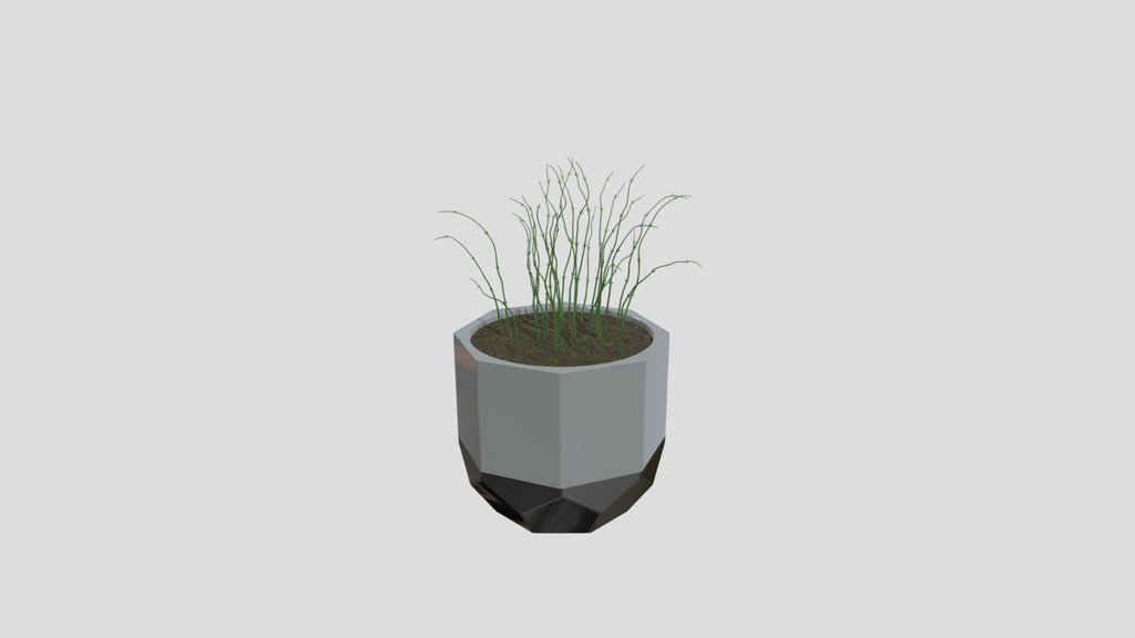 Modern Faceted Planter