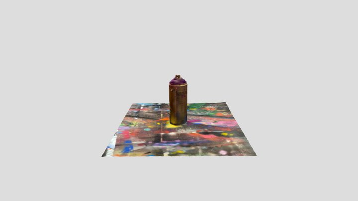 Spray can 3D Model