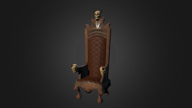 Satanic lord throne 3D Model