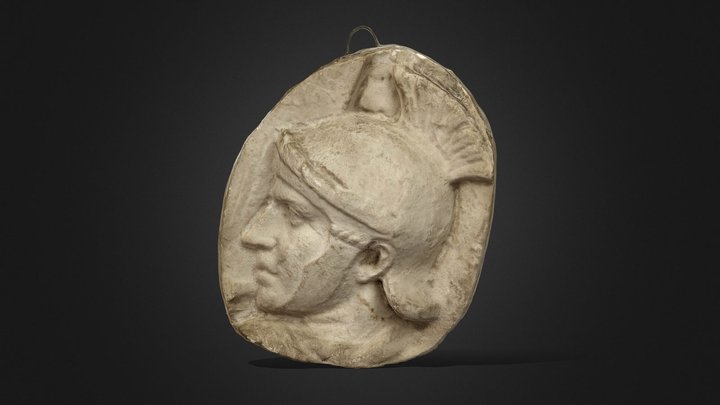TESTINA DI GUERRIERO dalla COLONNA TRAIANA 3D Model
