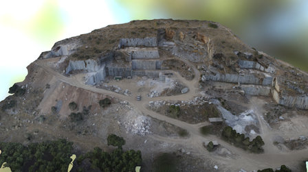 3D Model of a quarry 3D Model