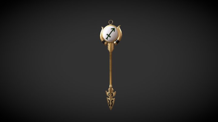 Fairy Tail Sagittarius Key 3D Model