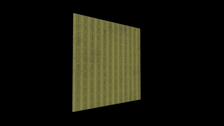 Backrooms Wall Custom Texture – Modello 3D gratuito STL