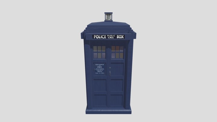 8th Doctor's TARDIS (Hudolin TARDIS) 3D Model