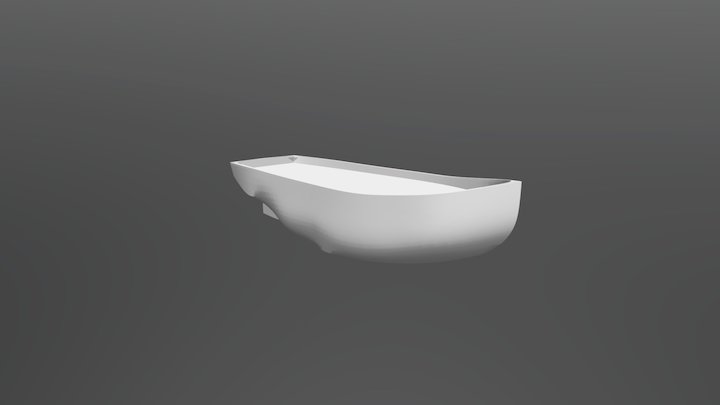 Research vessel Hull design 3D Model
