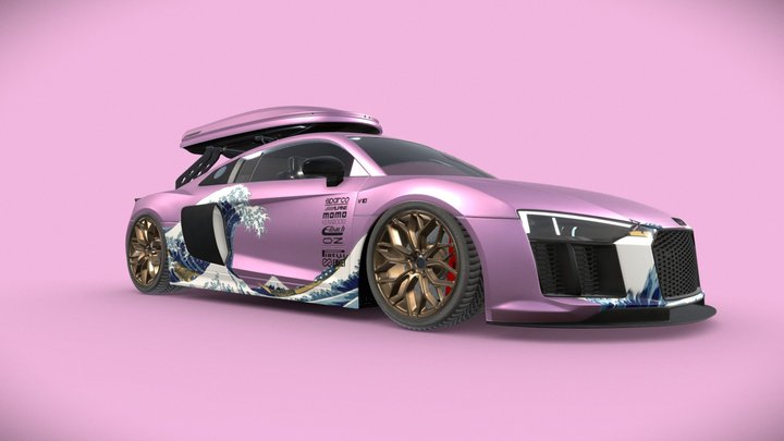 Audi R8 3D Model