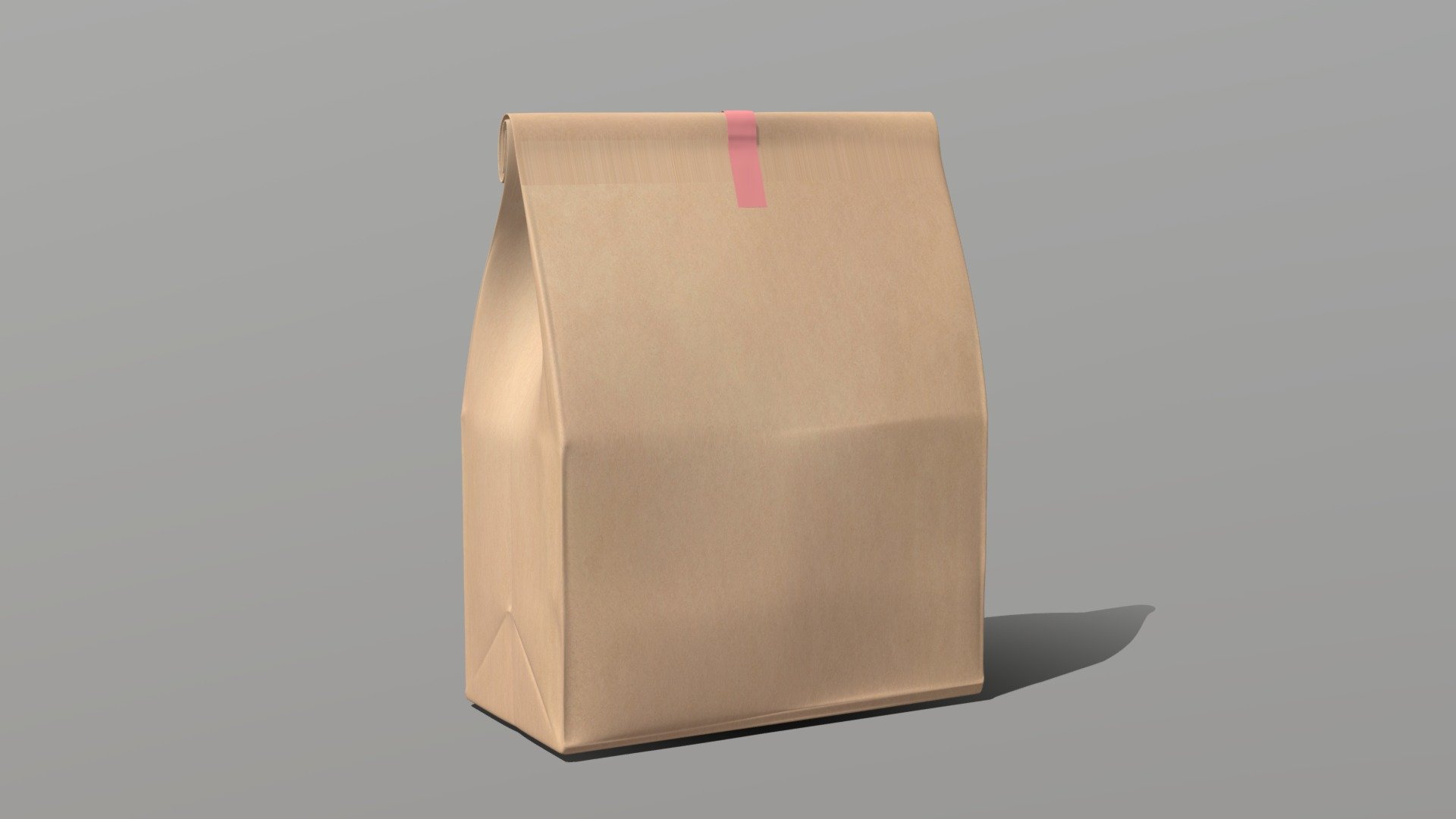 Kraft Bag - 3D model by Ram Studio (@Ram_studio) [34bf29f] - Sketchfab