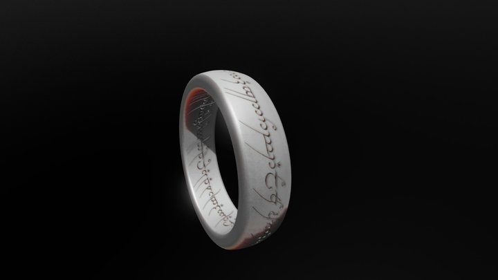 The lord of the rings - Ring of omnipotence 3D Model