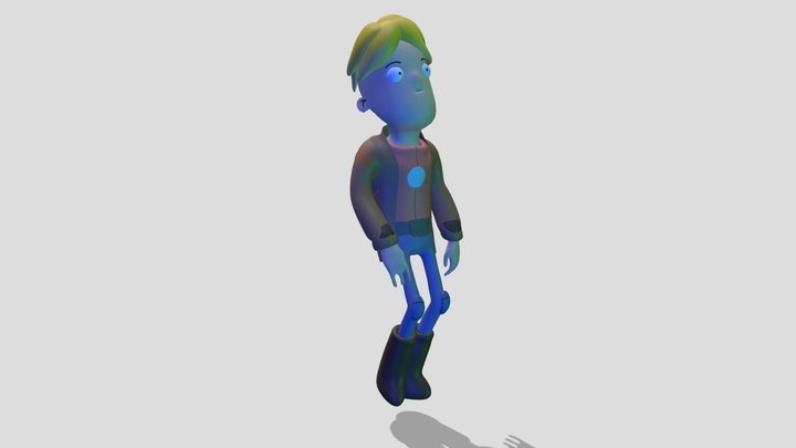 Garry Final Space 3D Model