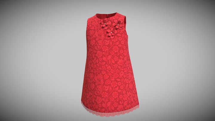 Party pinafore dress for kids (Design patent)