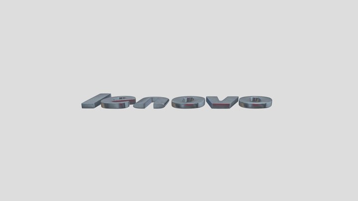 Lenovo Logo 3d Model
