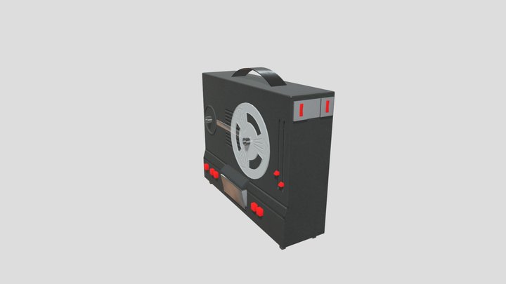 Tonbandgerät 3D Model