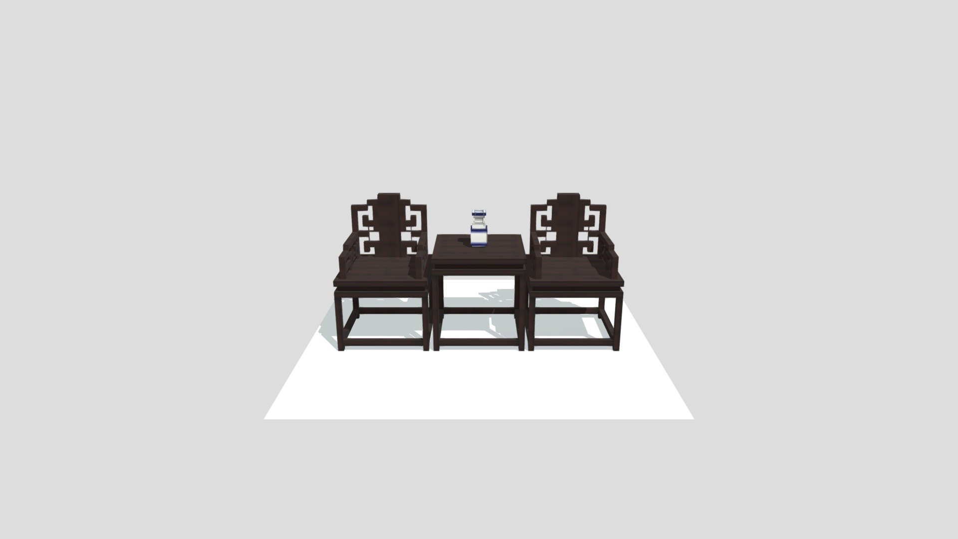 Chinese traditional table and chair