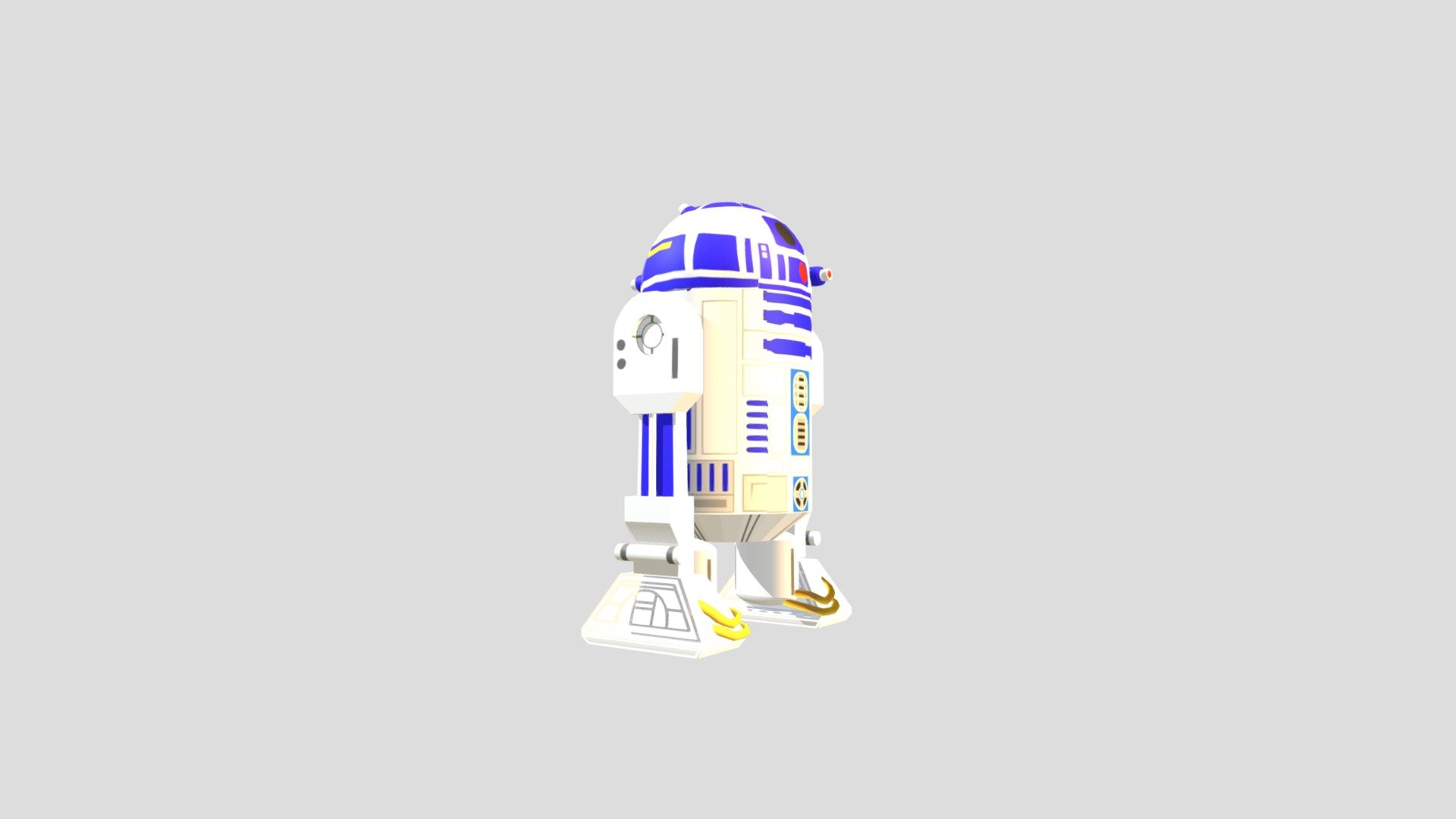 r2d2 - 3D model by sharlynang [34c3454] - Sketchfab