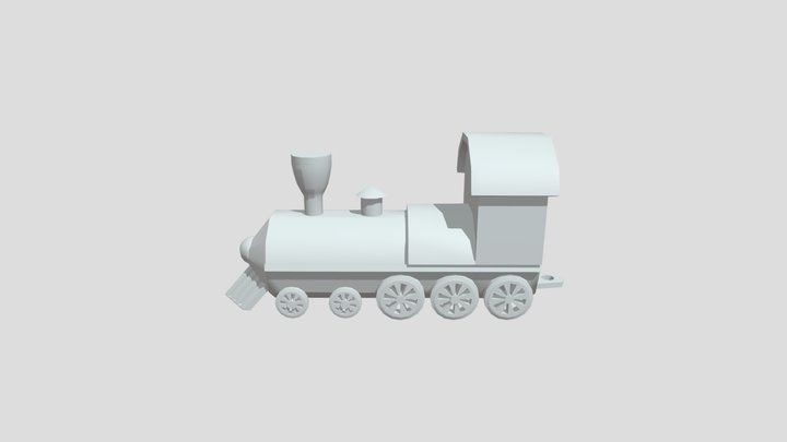 Toy locomotive 3D Model
