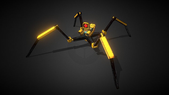 Spider robot 3D Model