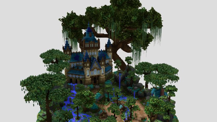 Forest Castle 3D Model