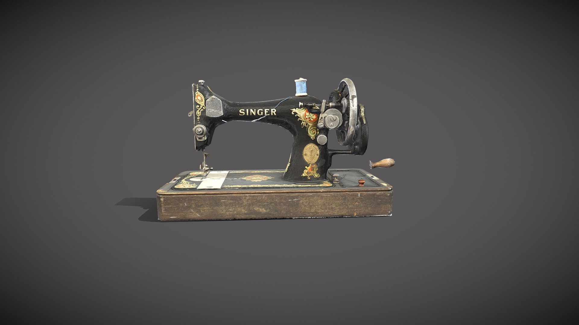 Machine a coudre Singer - 3D model by Images Drone Haute Précision ...