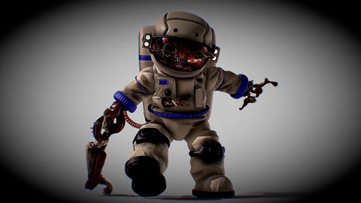 космонавт Bad – Kostenloses 3D-Modell STL