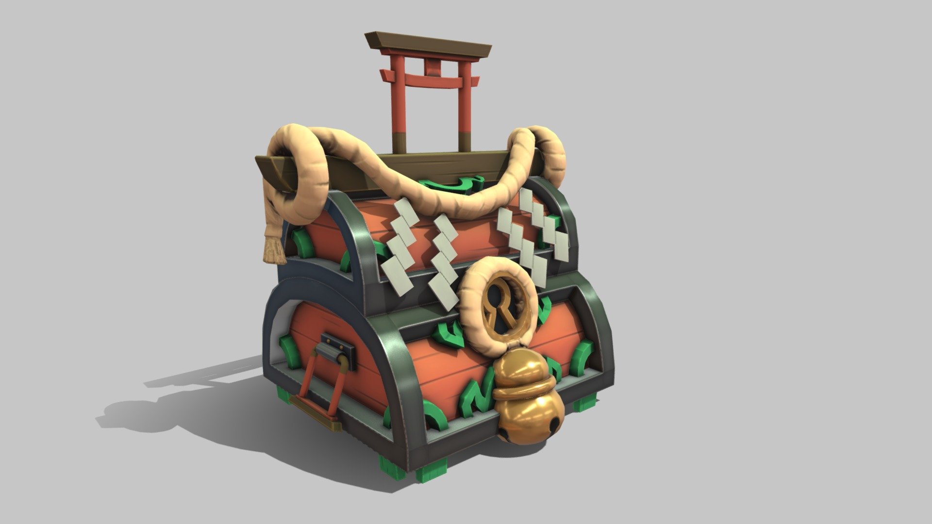 Asian Stylized Chest
