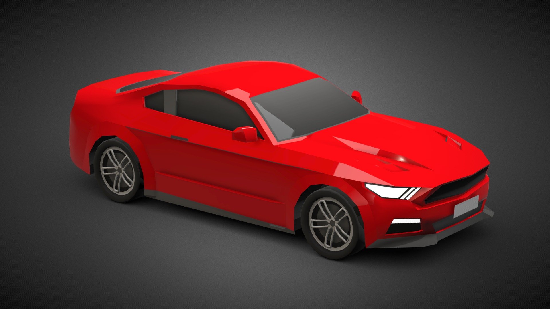 Low Poly American Muscle - Buy Royalty Free 3D model by Han66st ...