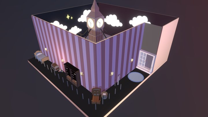 Peter Pan attractie 3D Model