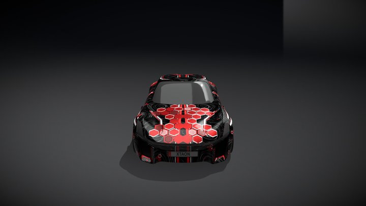 XTAON CAR ART CONTEST: HEXAGONAL STORM 3D Model