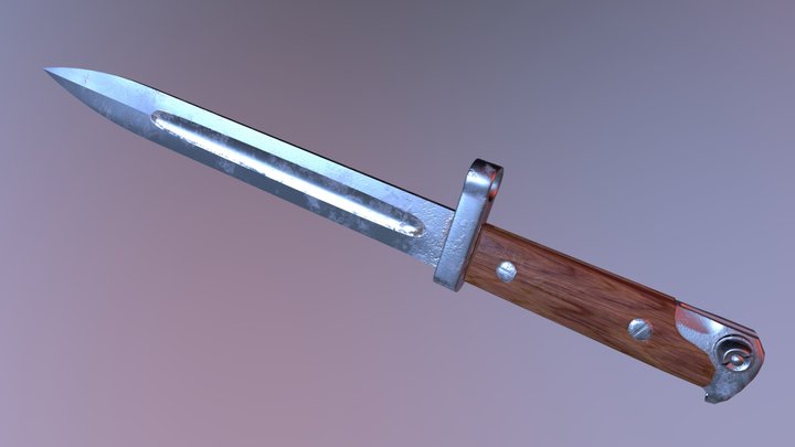 SVT bayonet 3D Model