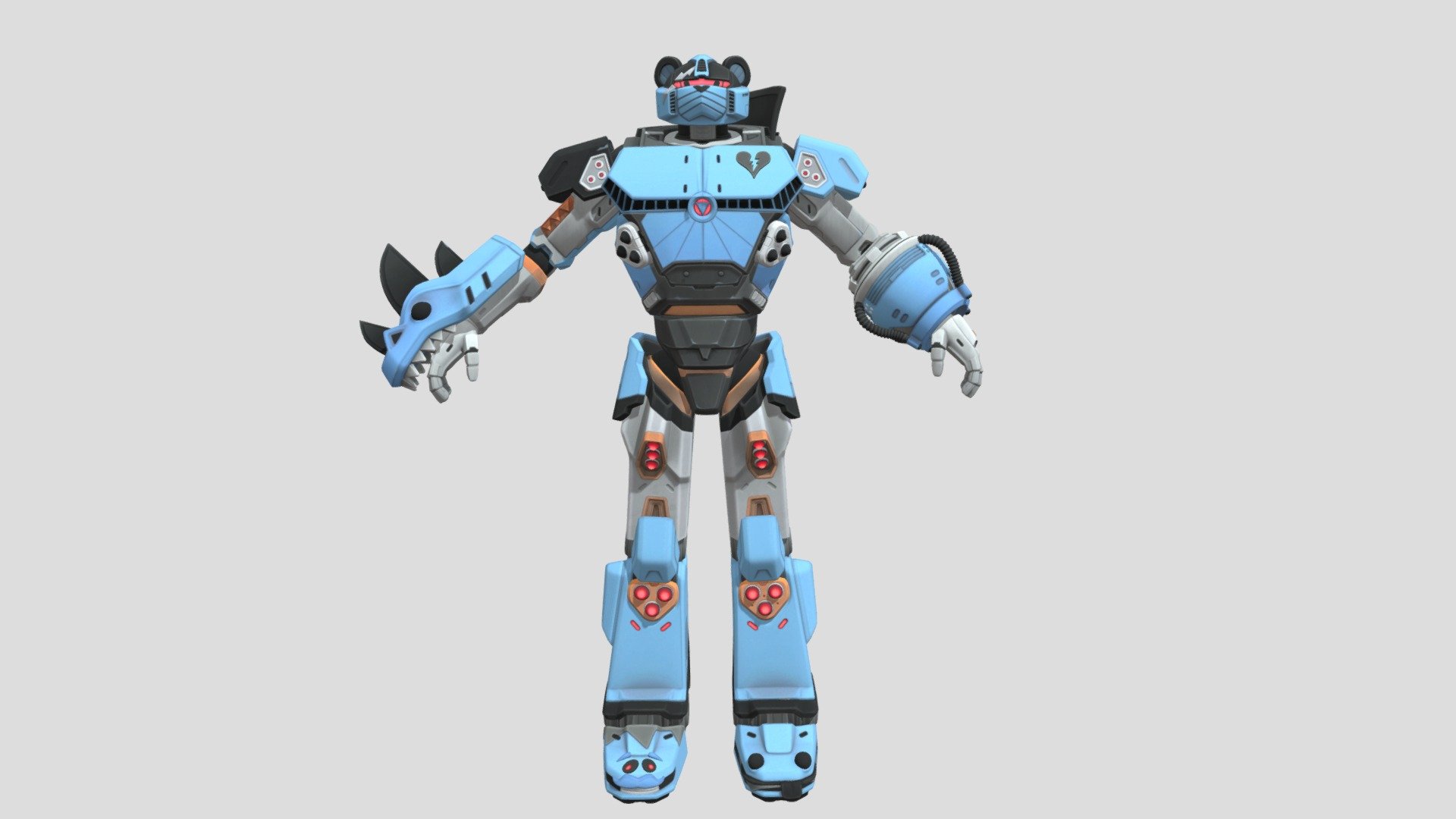 Collision Mecha - Event Version - Fortnite — Sketchfab embed 3D viewer